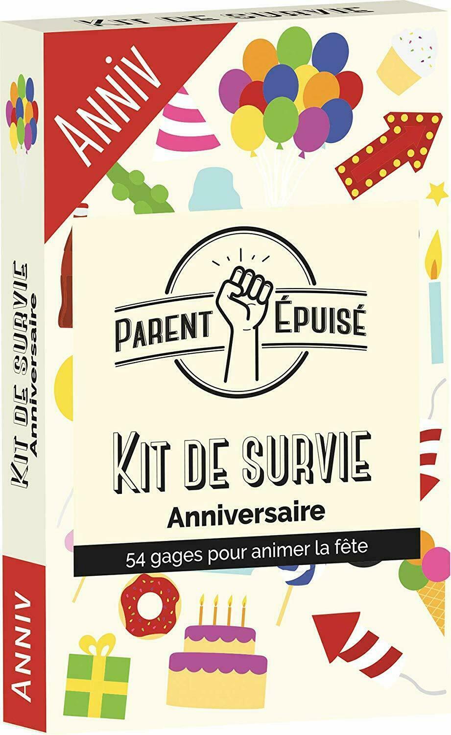 Parent Épuisé: Kit de Survie - Anniversaire Cover 3d