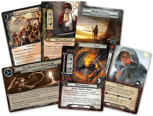 Le Seigneur des Anneaux: Le Jeu de Cartes - La Route s'Assombrit Cartes