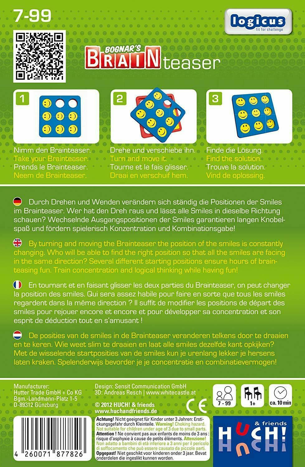 Bognar's Brain Teasers Back