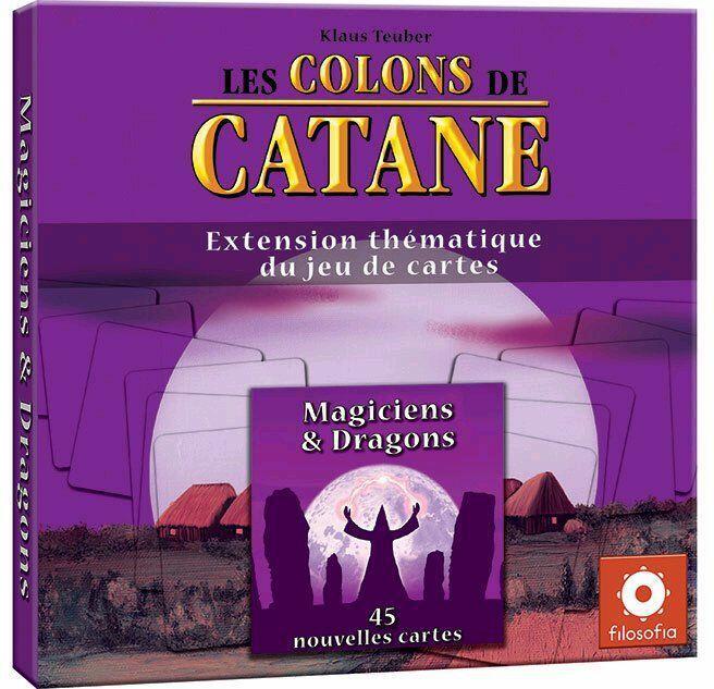 Les Colons de Catane: Jeu de Cartes - Magiciens & Dragons Cover 3d
