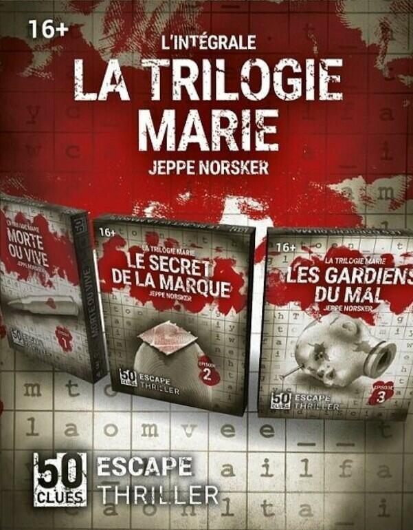 50 Clues: Escape Thriller - La Trilogie de Marie Cover