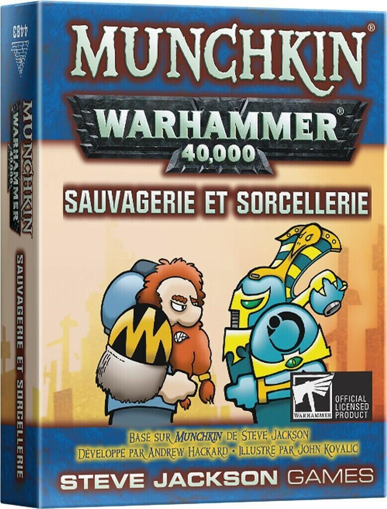Munchkin: Warhammer 40,000 - Sauvagerie et Sorcellerie Cover 3d