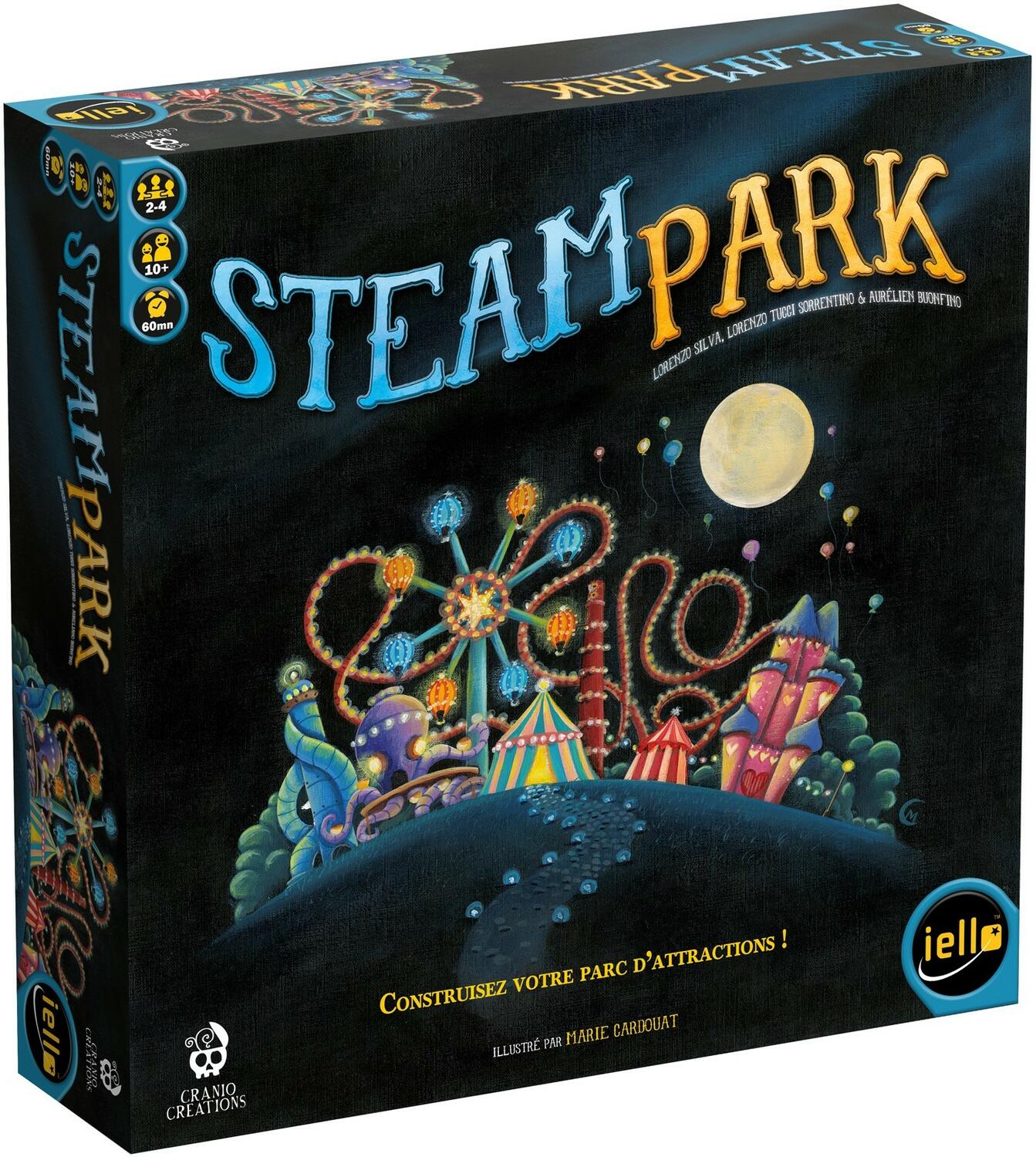 Steam Park Cover 3d