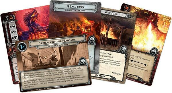 Le Seigneur des Anneaux: Le Jeu de Cartes - La Bataille de la Ville du Lac Cartes