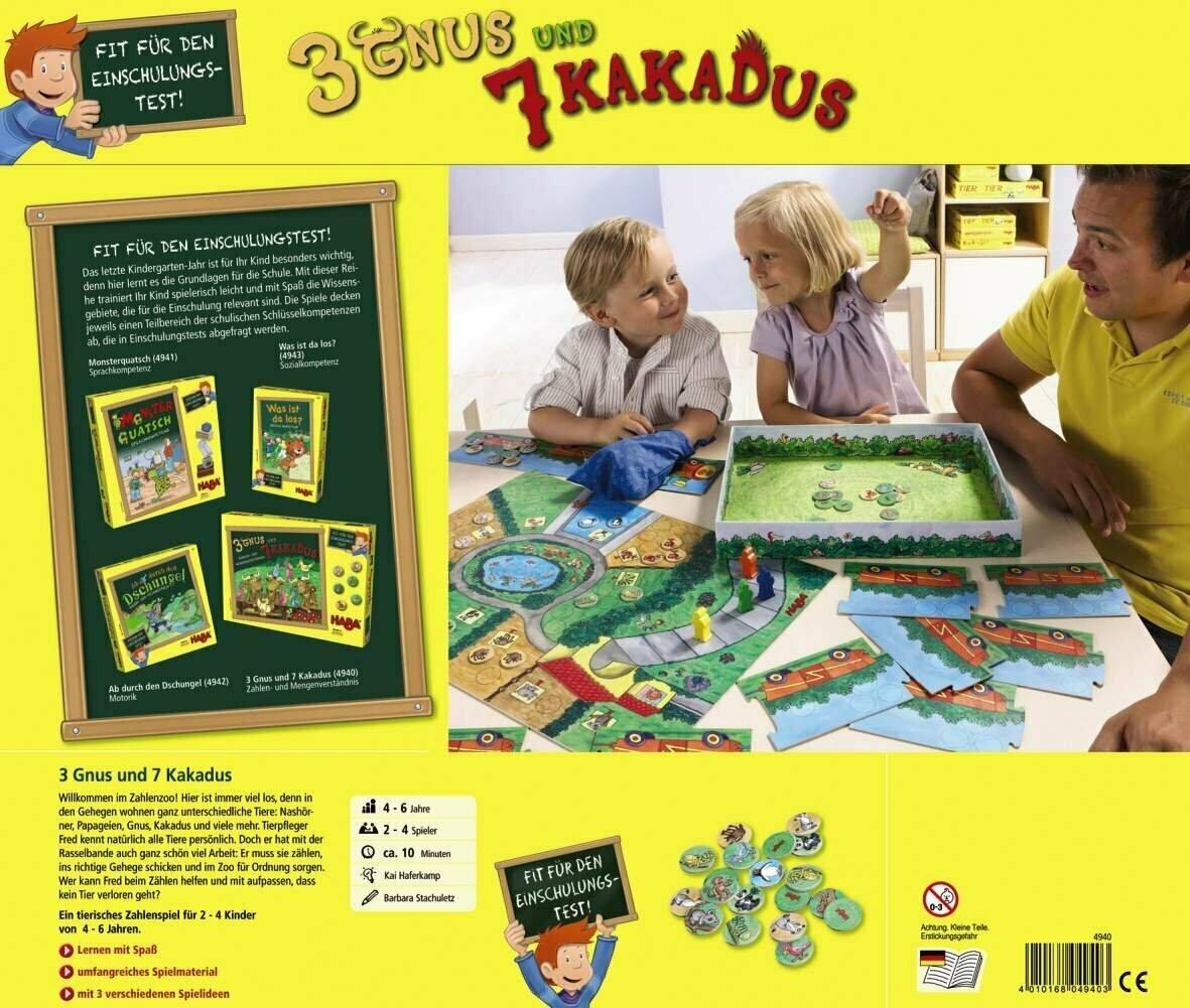 3 Gnus und 7 Kakadus Back