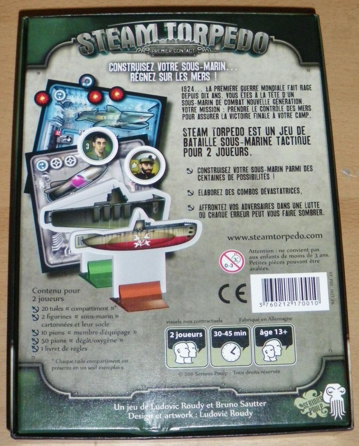 Steam Torpedo: Premier Contact Back