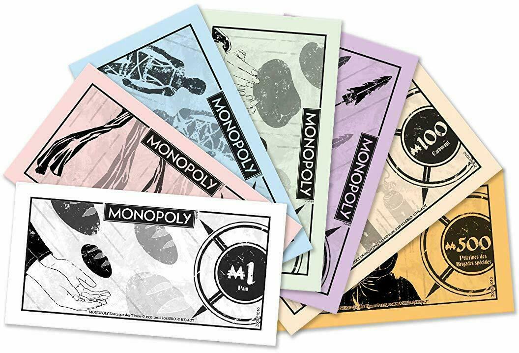 Monopoly: Attaque des Titans Billets