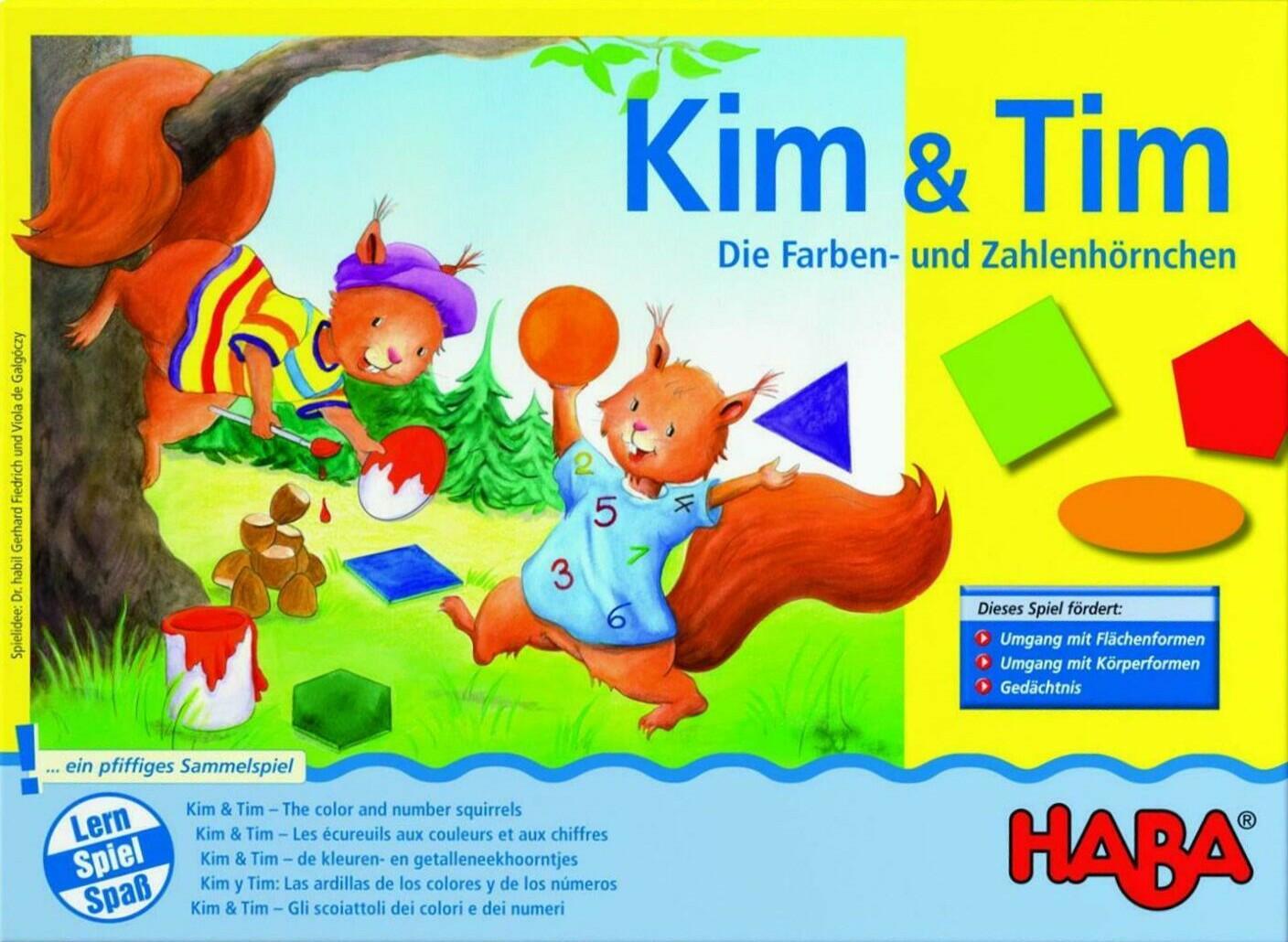 Kim & Tim: Die Farben-und Zahlenhörnchen Cover