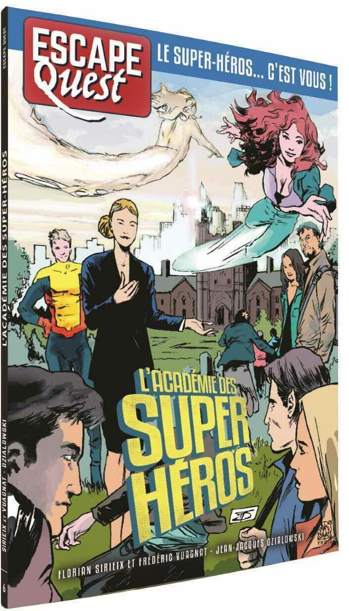 Escape Quest: L'Académie des Super-Héros Cover 3d
