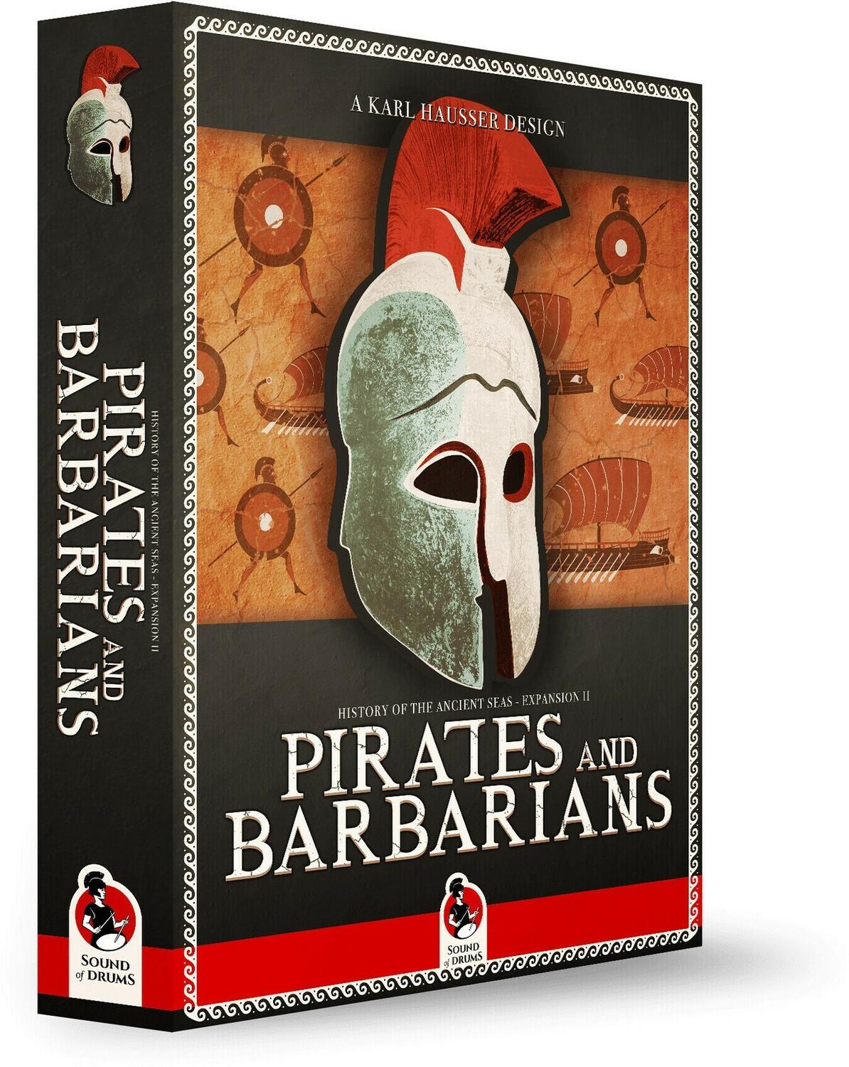 History of The Ancient Seas: Expansion II - Barbarians and Pirates Cover 3d