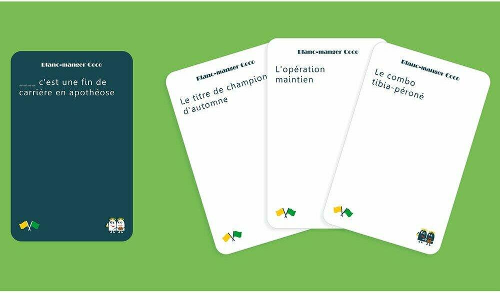 Blanc Manger Coco: Poteau Rentrant Cartes