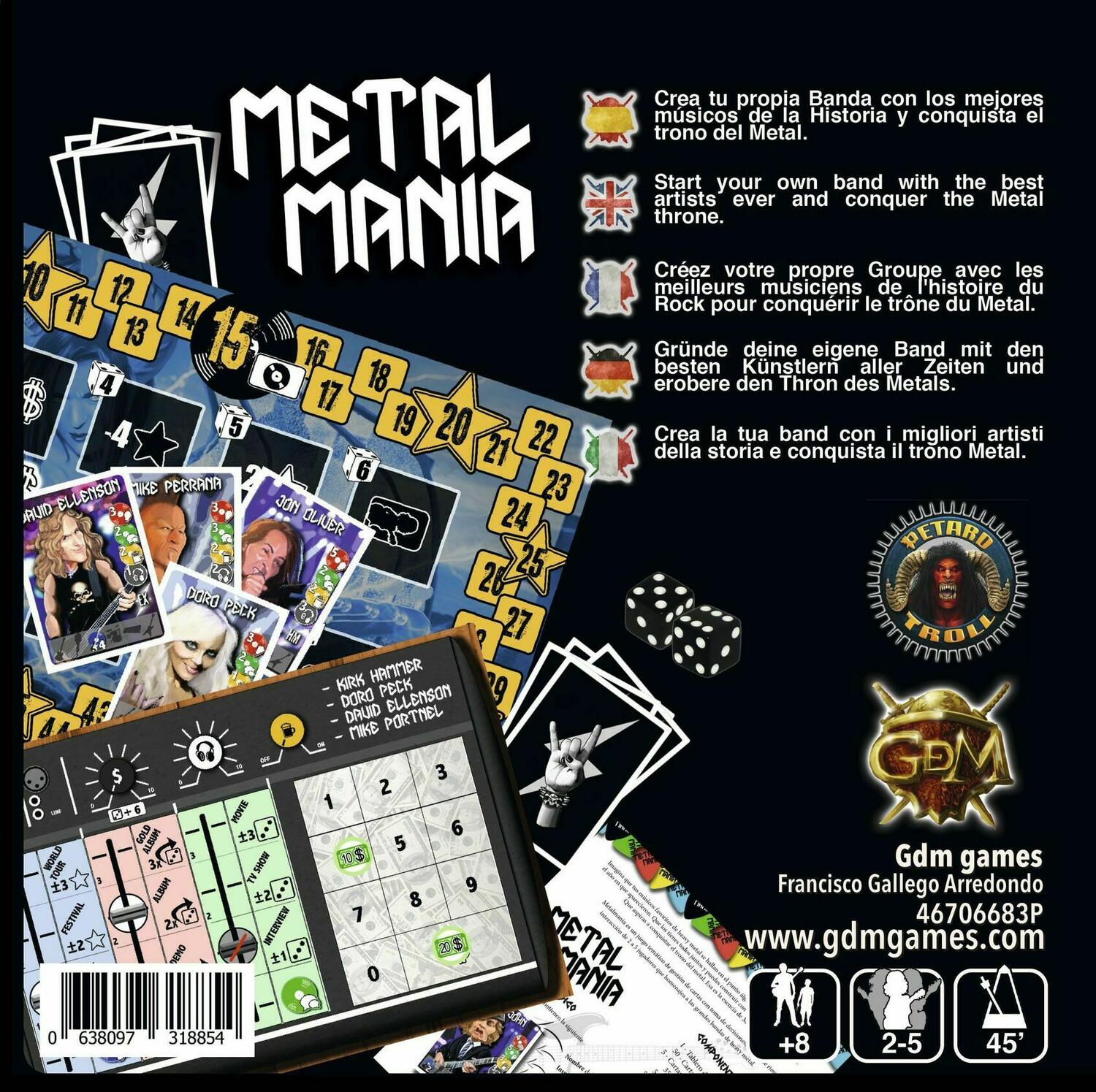 Metal Mania Back