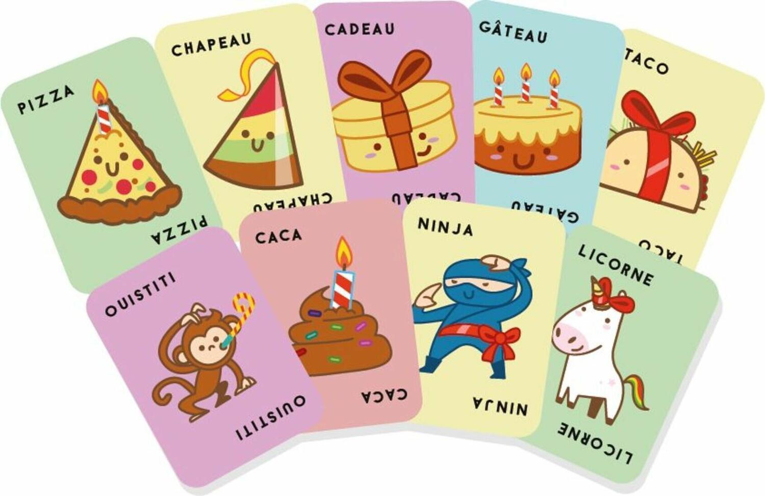 Taco Chapeau Gâteau Cadeau Pizza Cartes