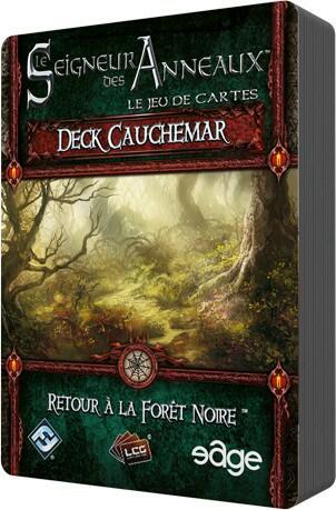 Le Seigneur des Anneaux: Le Jeu de Cartes - Deck Cauchemar - Retour à la Forêt Noire Cover 3d