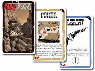 BANG ! The Valley of Shadows Cartes