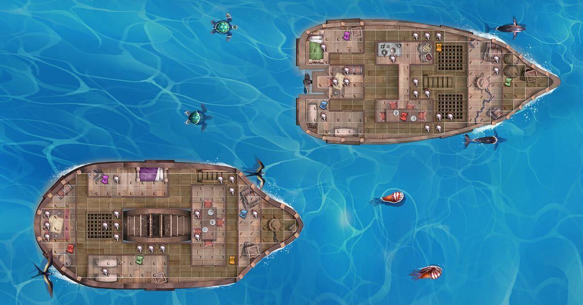 L'Île des Chats: Pack de Bateaux Plateau