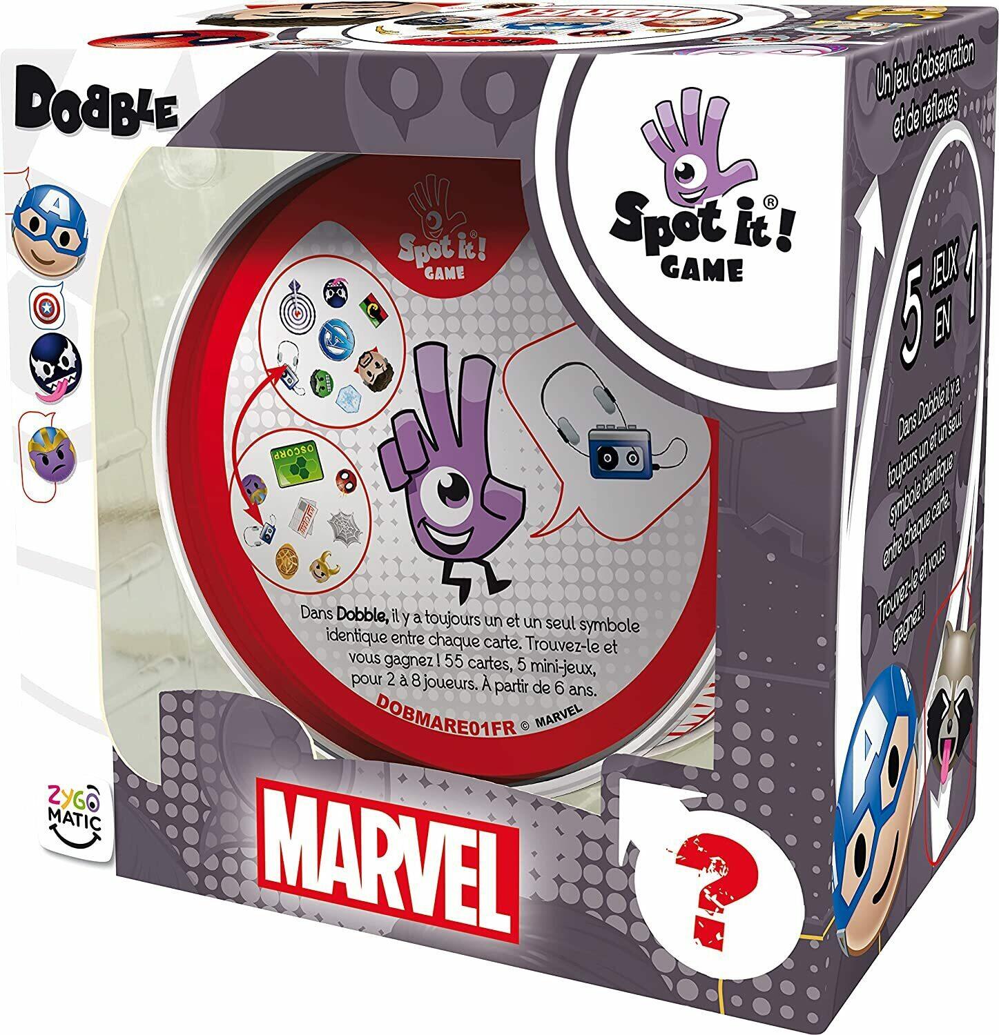 Dobble: Marvel Emoji Cover 3d
