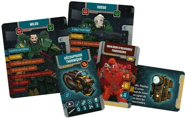 Zombicide: Invader - Dark Side Cartes