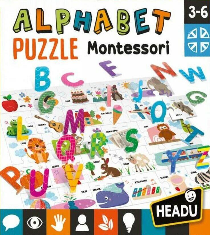 Alphabet Puzzle: Montessori Cover