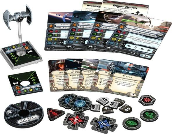 Star Wars: X-Wing - Le Jeu de Figurines - TIE de l’Inquisiteur Eclate