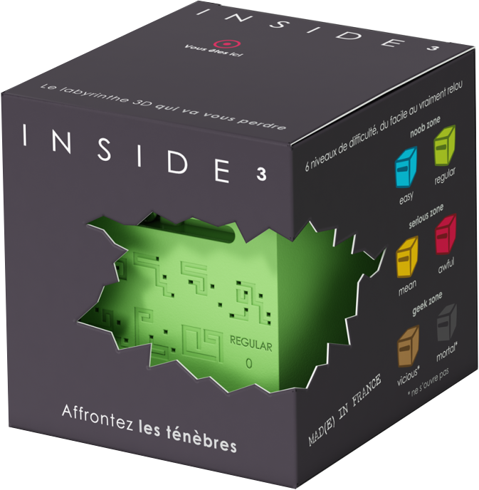 Inside³: Regular (Vert) Cover Transparent