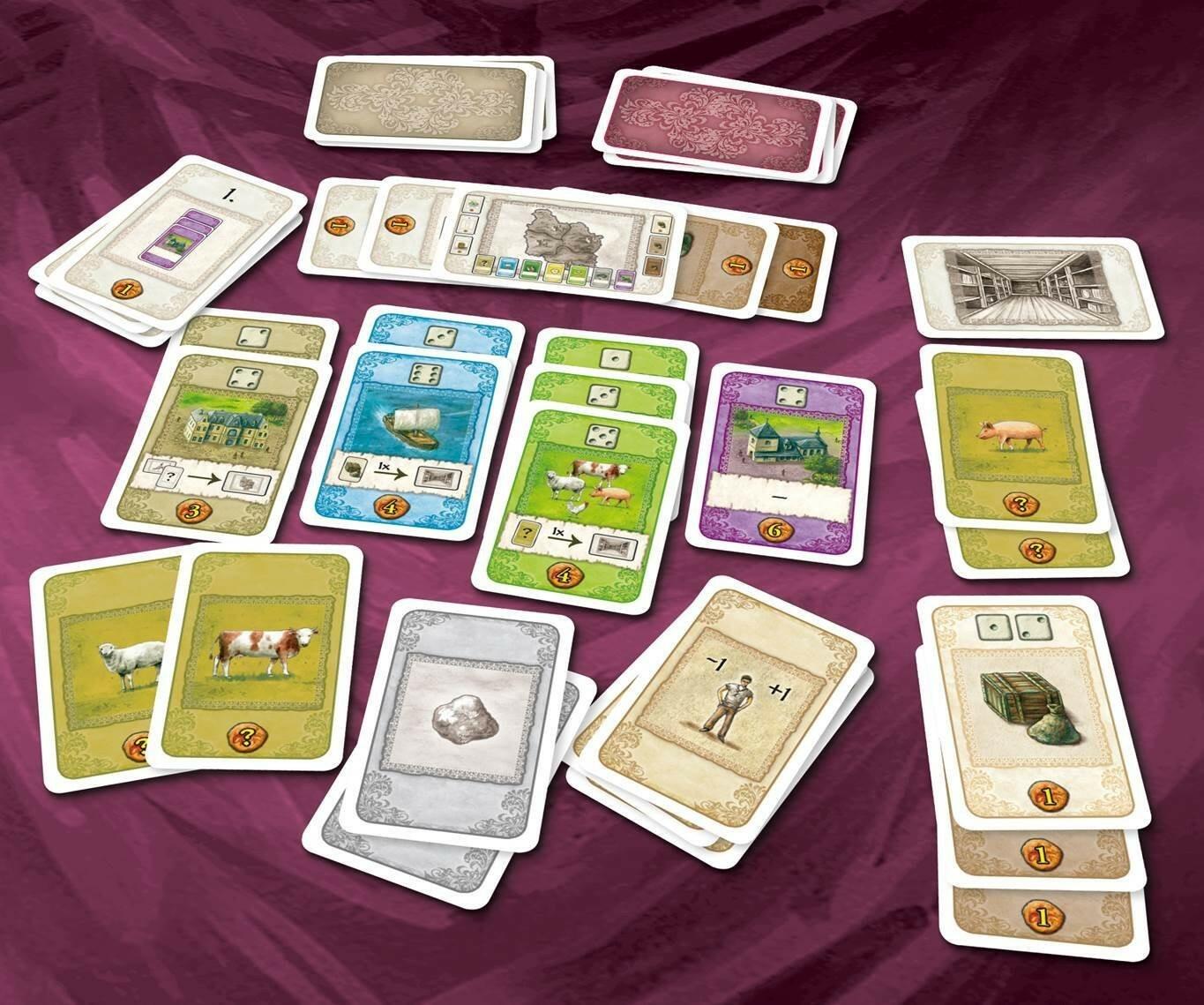 The Castles of Burgundy: Le Jeu de Cartes Cartes