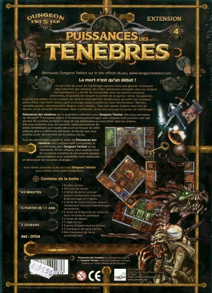 Dungeon Twister: Puissances des Ténèbres Back