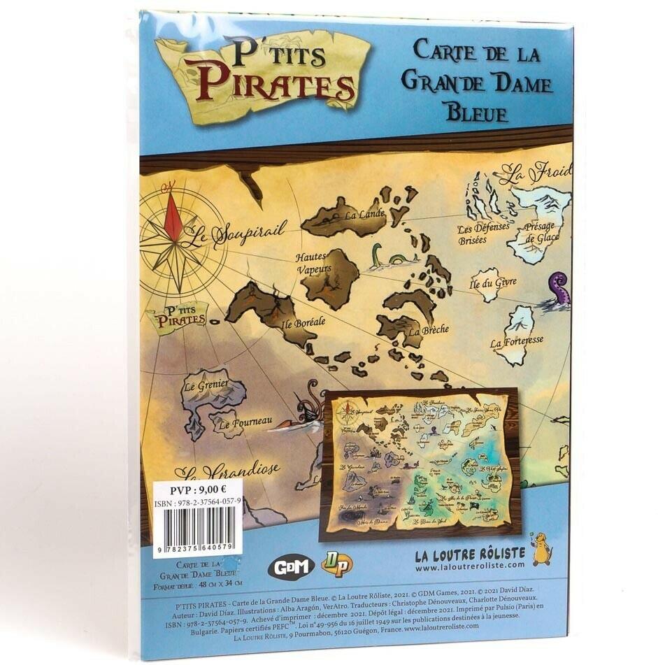 P'tits Pirates: Carte de la Grande Dame Bleue Cover 3d