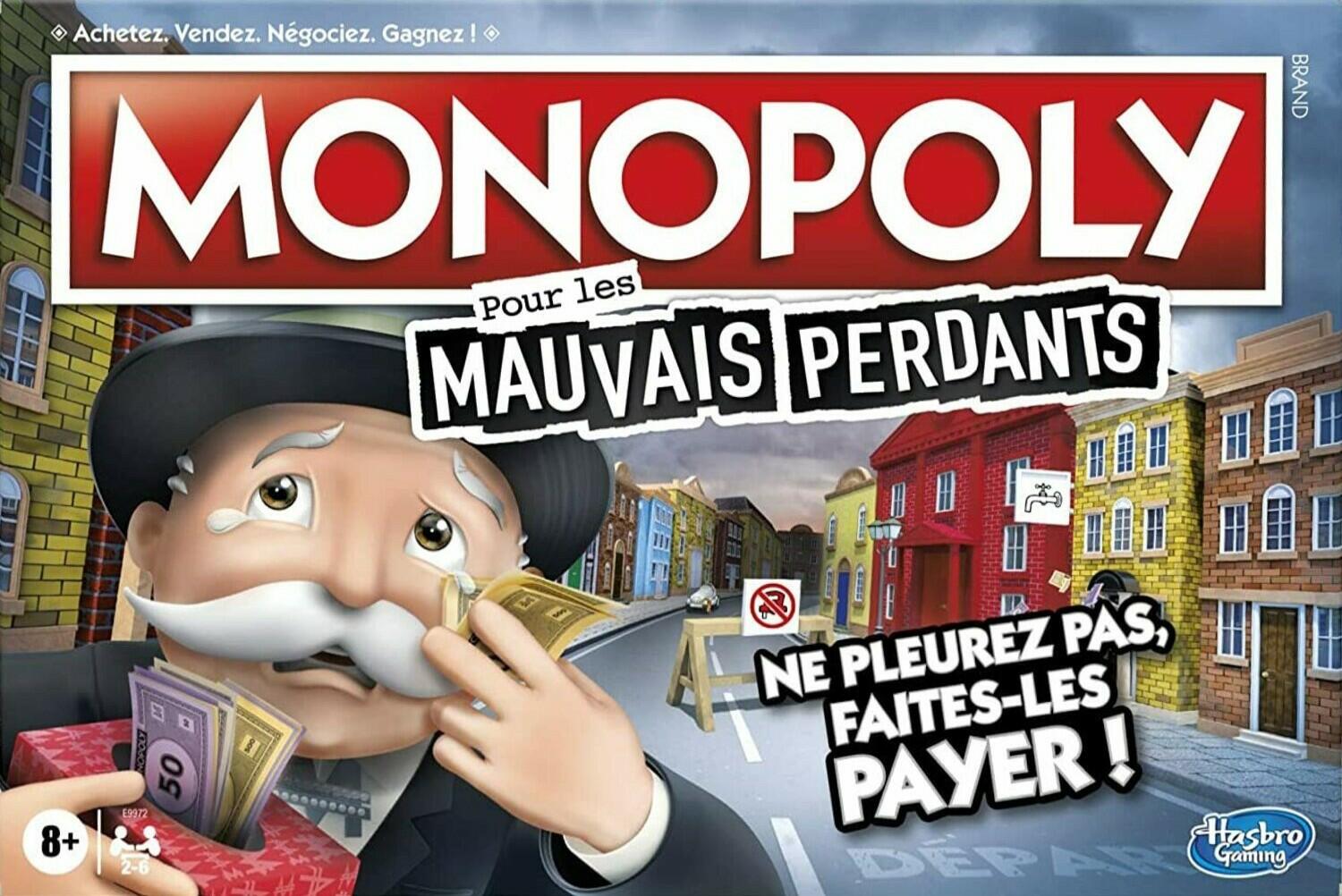Monopoly: Pour les Mauvais Perdants Cover