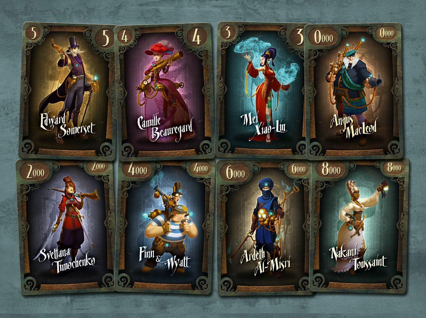 The Phantom Society Cartes