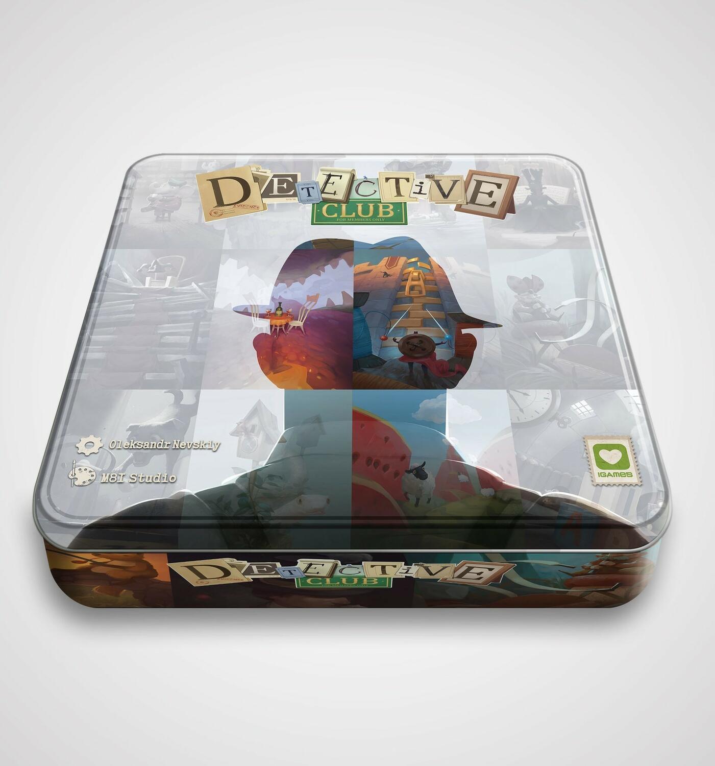 Detective Club Cover 3d