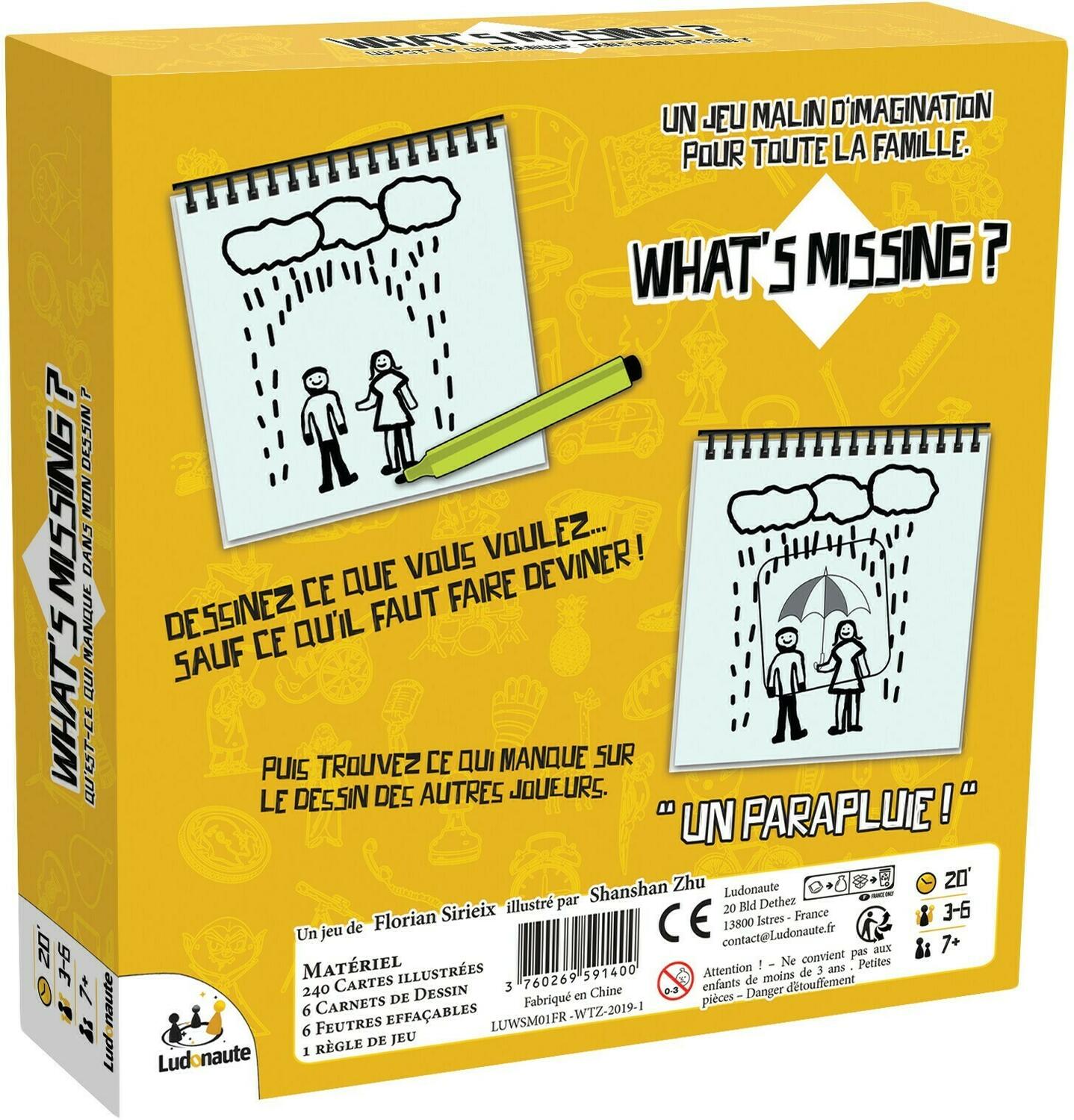 What's Missing ? Back 3d