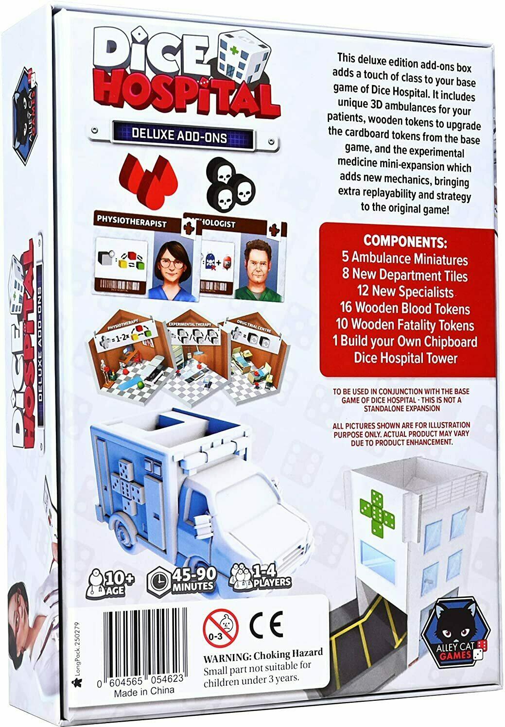 Dice Hospital: Deluxe Add-Ons Back 3d