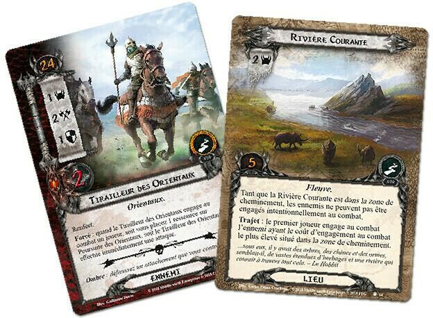 Le Seigneur des Anneaux: Le Jeu de Cartes - Une Ombre à l'Est Cartes