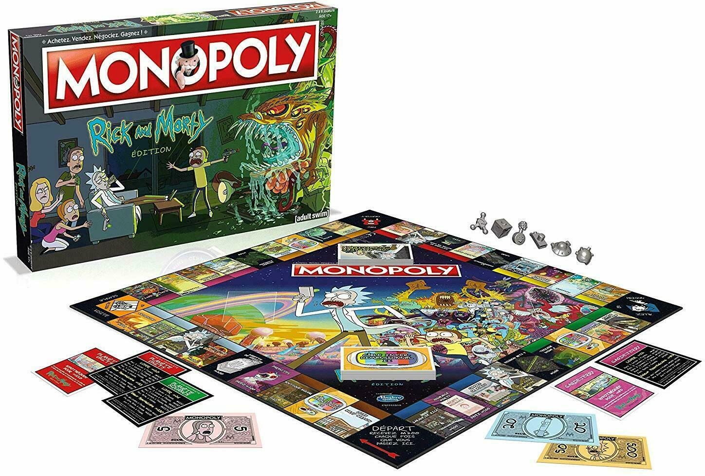 Monopoly: Rick and Morty Français Eclate