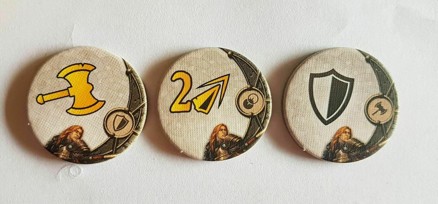 Runebound: Pris dans la Toile Jetons