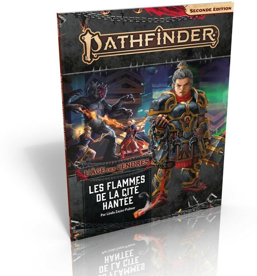 Pathfinder: Seconde Édition - L'Âge des Cendres - Les Flammes de la Cité Hantée Cover 3d