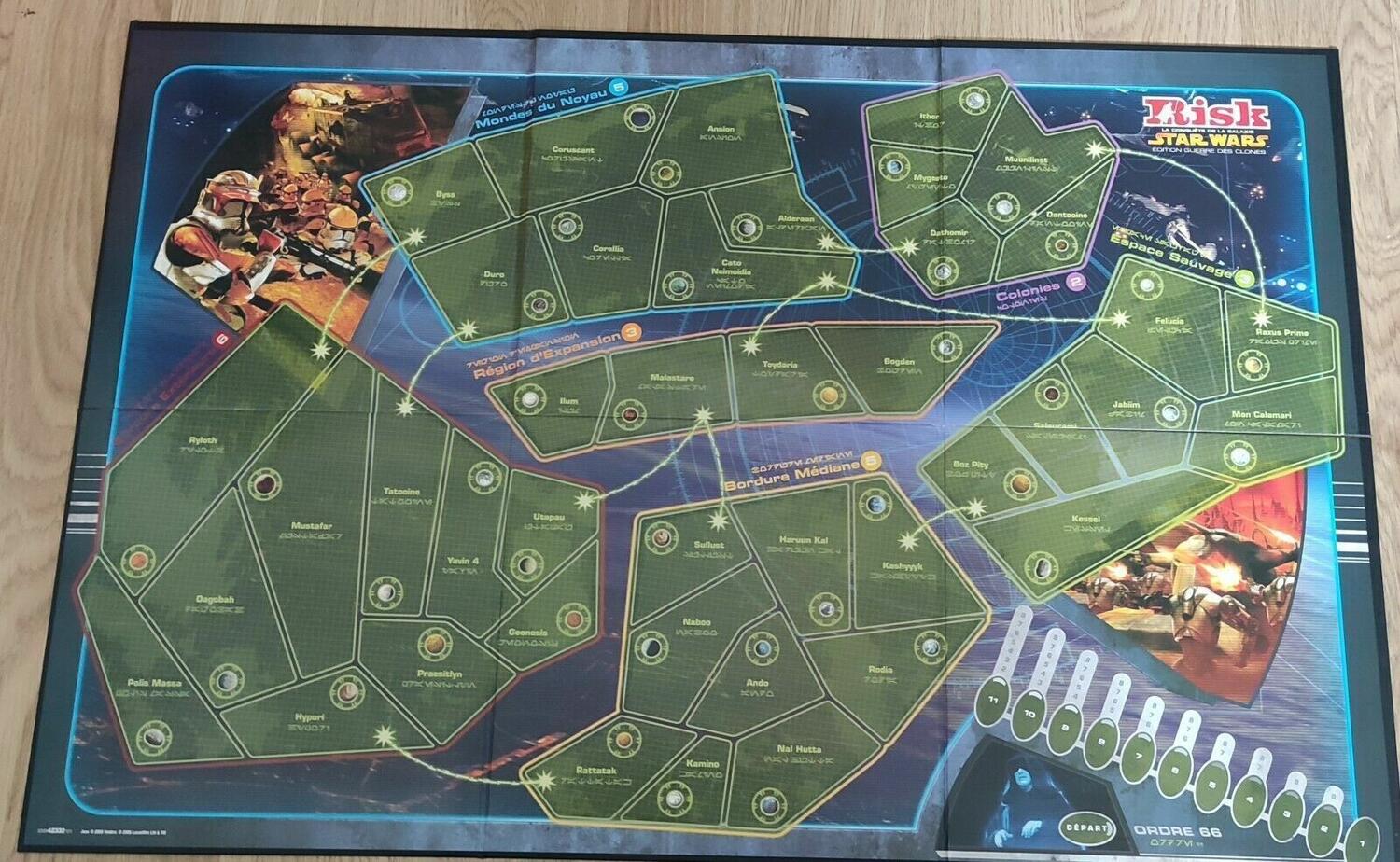 Risk: Star Wars - Édition Guerre des Clones Plateau