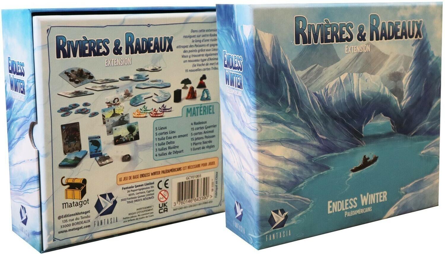 Endless Winter: Paléoaméricains - Rivières et Radeaux Cover Back 3d