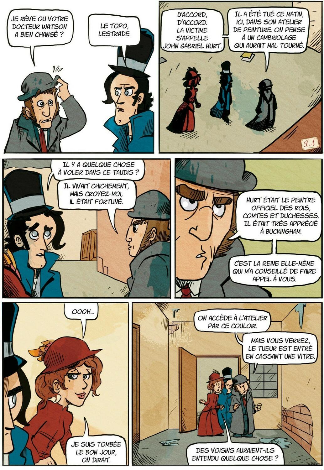 Sherlock Holmes: Livre 4 - Le Défi d'Irène Adler - La BD Dont Vous Êtes le Héros Page