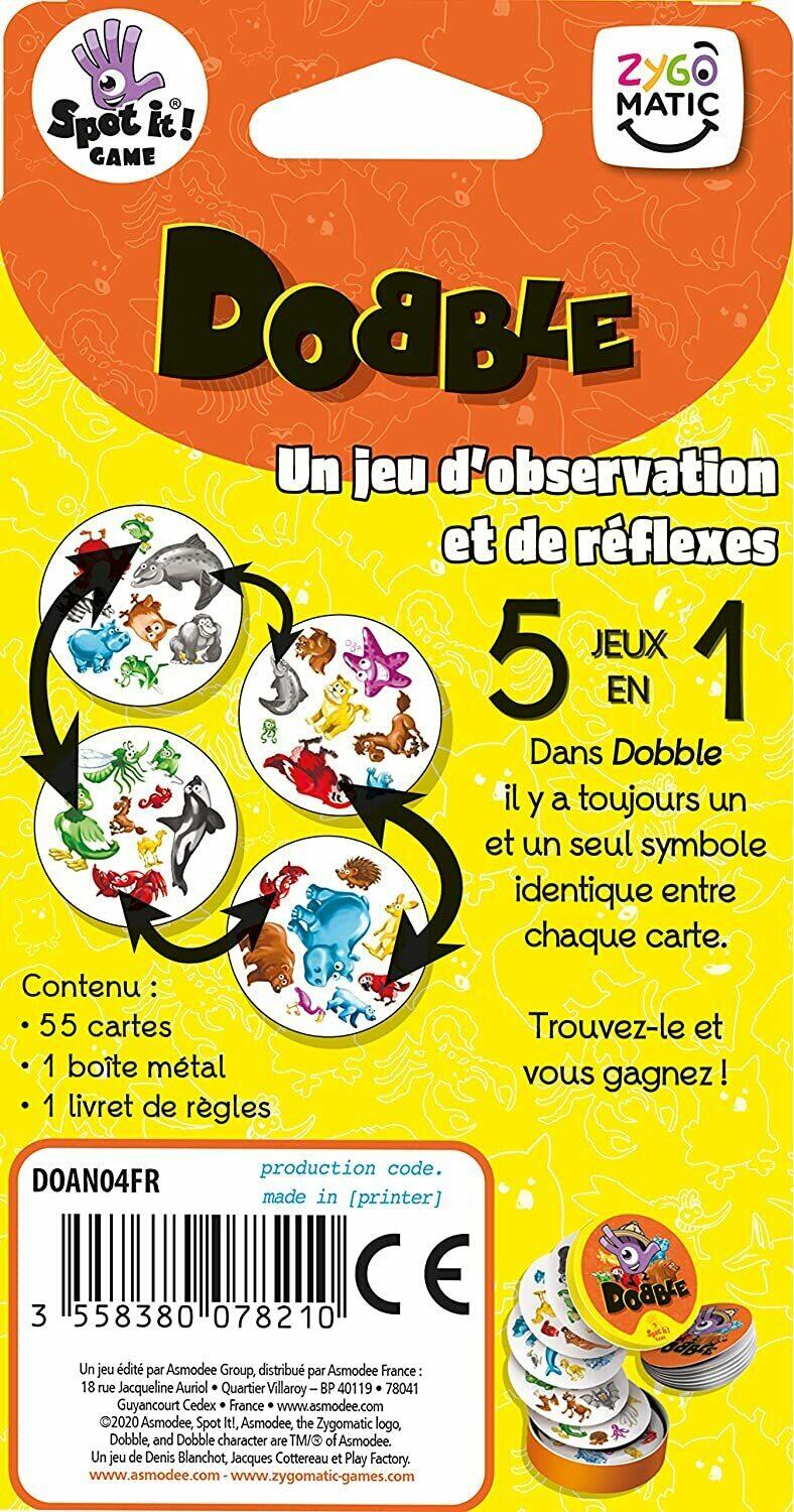 Dobble: Animaux 2020 Back