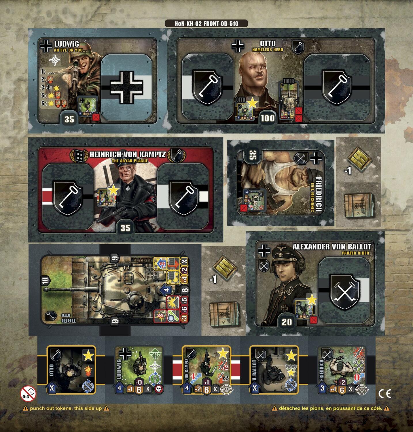 Heroes of Normandie: Kelly's Heroes Tuiles