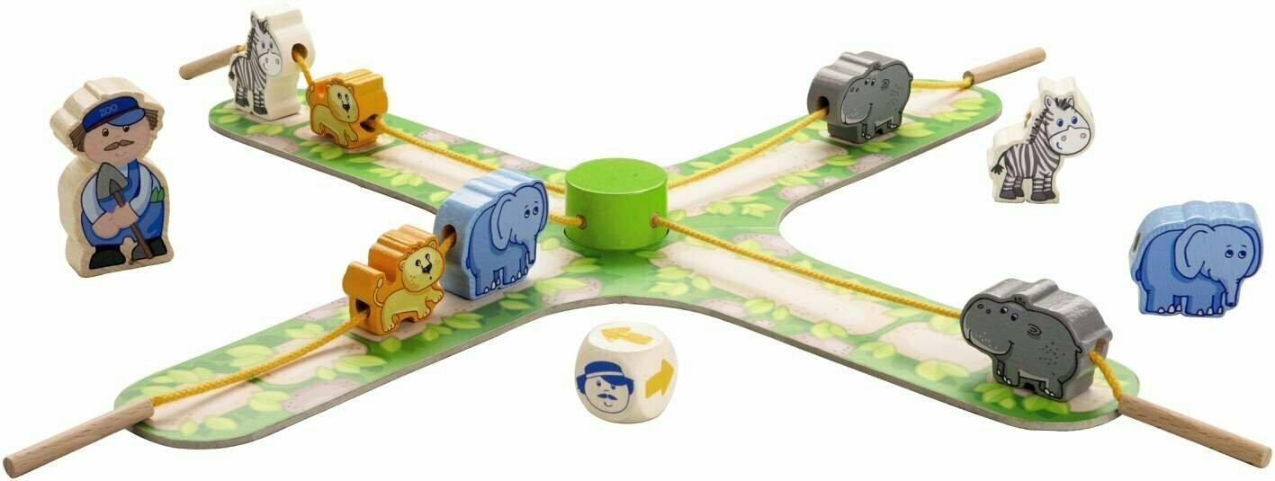 Fädelspiel: Im Zoo Eclate