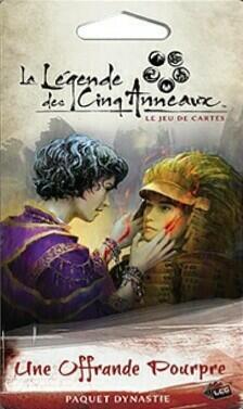 La Légende des Cinq Anneaux: Le Jeu de Cartes - Une Offrande Pourpre Cover