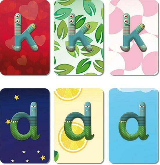 Les Familles des Alphamons Cartes