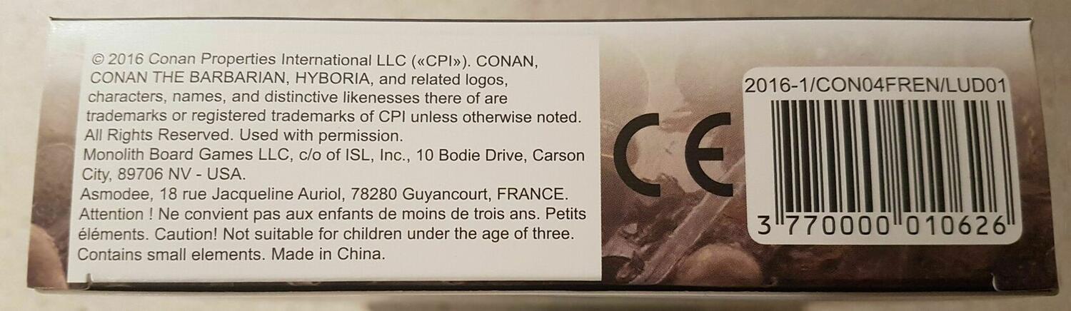 Conan: Xavier Collette Guest Box Bottom