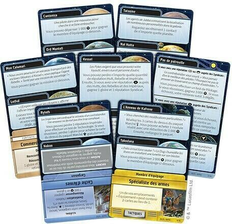 Star Wars: Bordure Extérieure Cartes