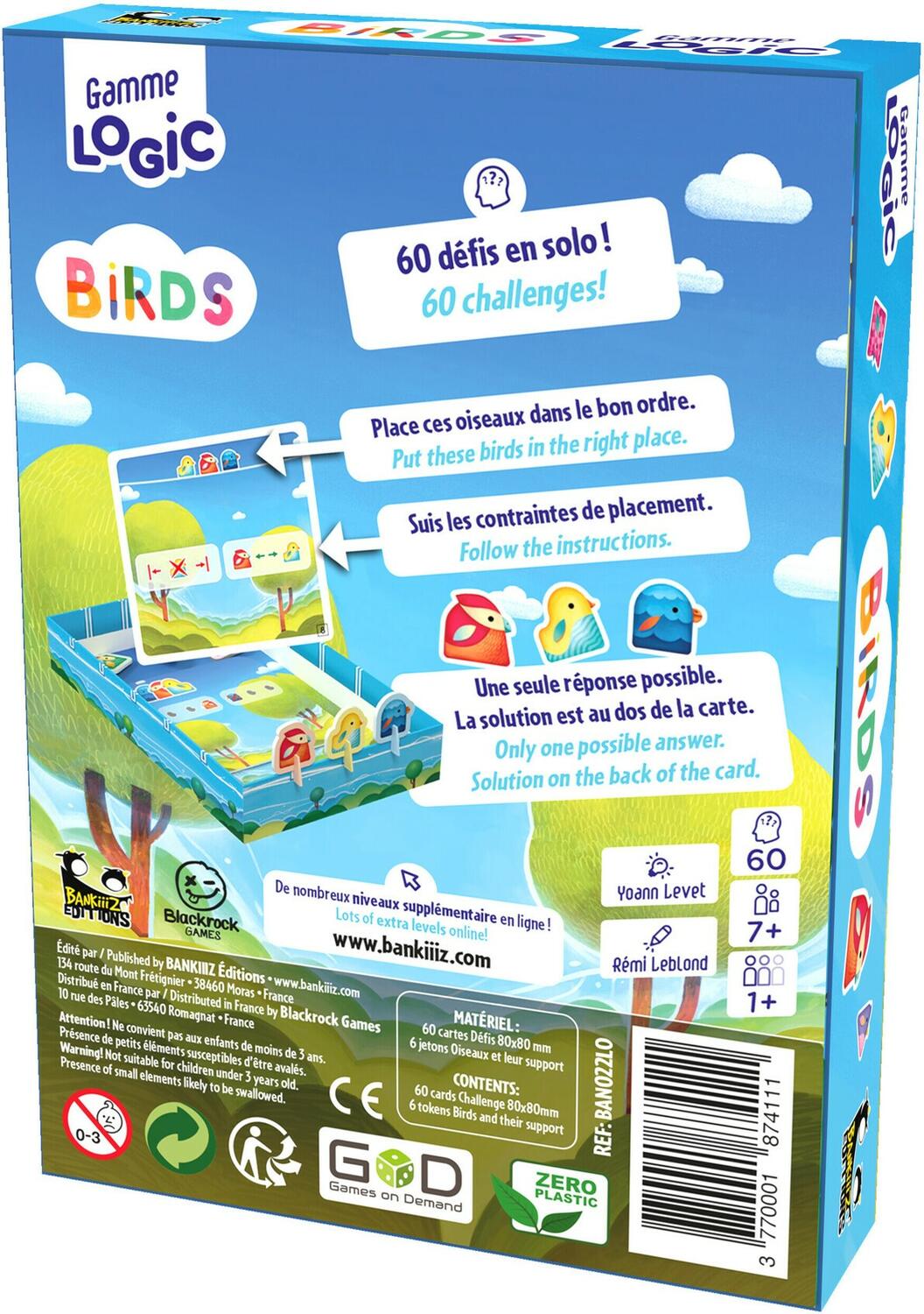 Gamme Logic: Birds Back 3d