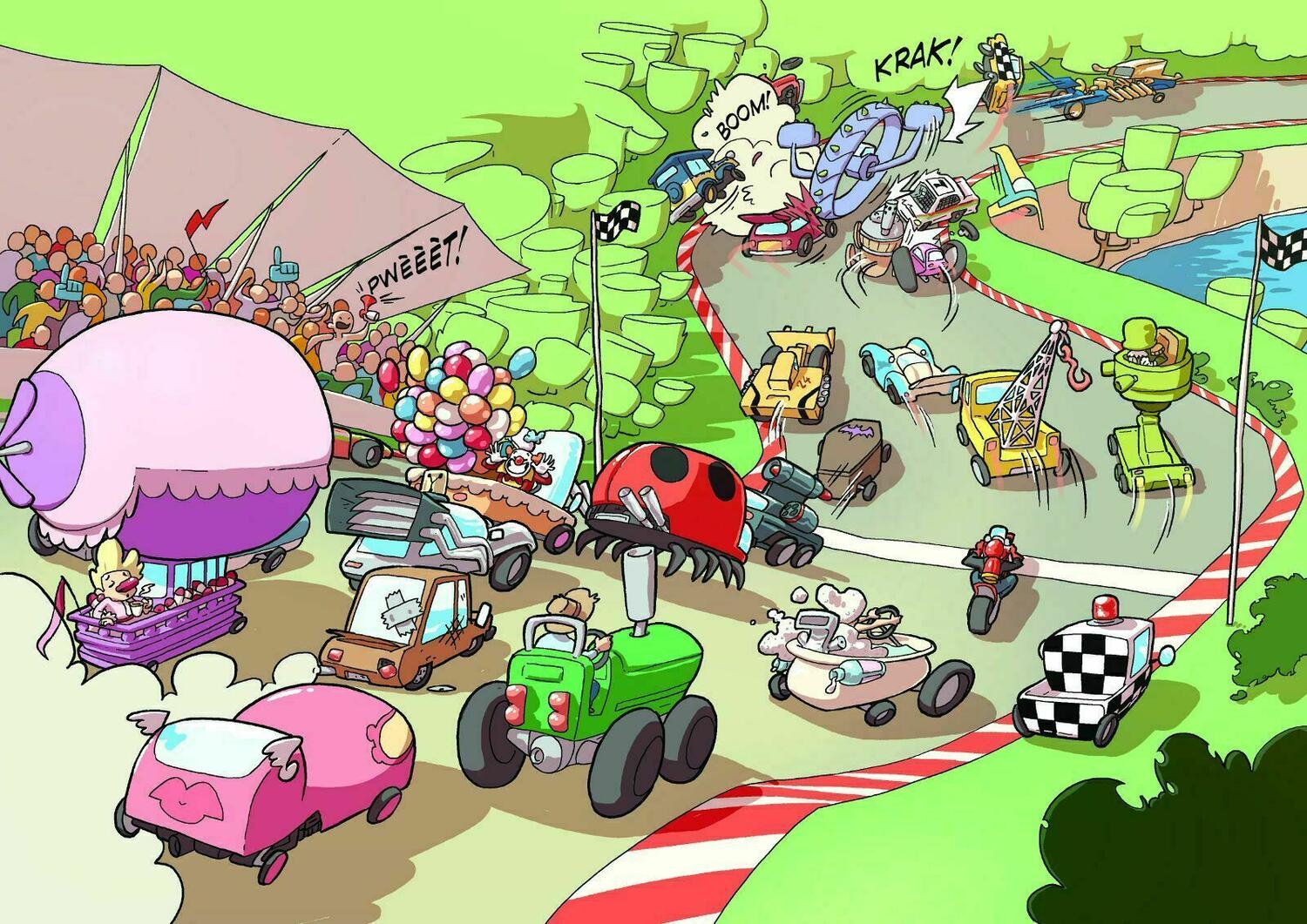 La Course des Casse-Tout Artwork