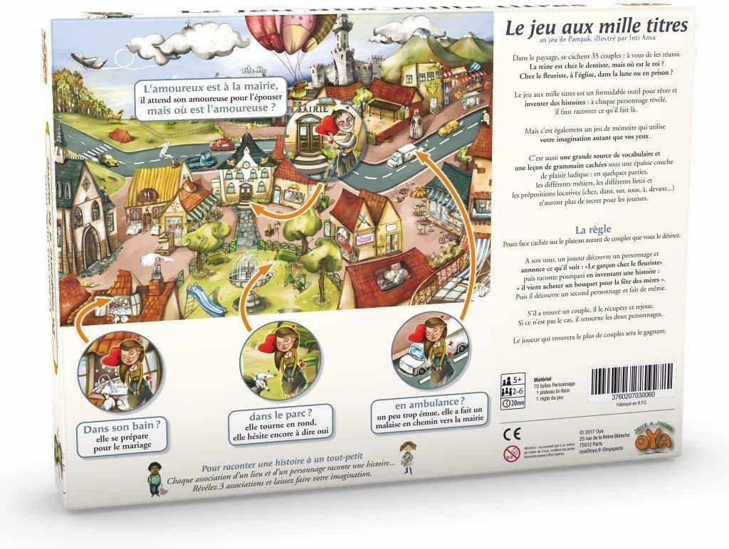 Le Jeu aux Mille Titres Back 3d
